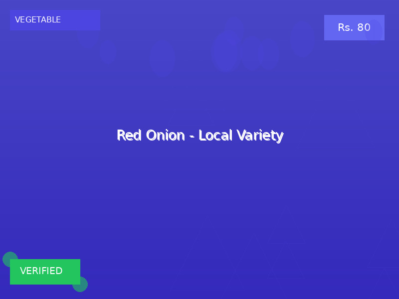 Red Onion - Local Variety