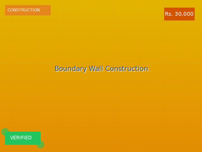 Boundary Wall Construction
