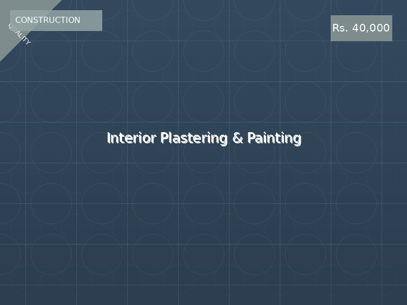 Interior Plastering & Painting
