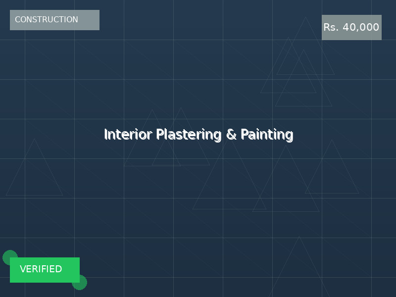 Interior Plastering & Painting
