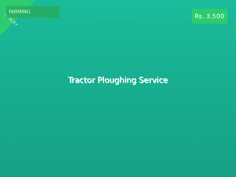Tractor Ploughing Service
