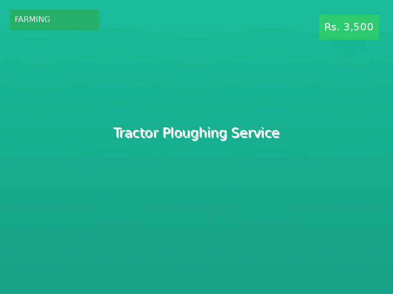 Tractor Ploughing Service