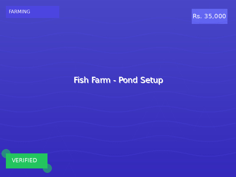 Fish Farm - Pond Setup