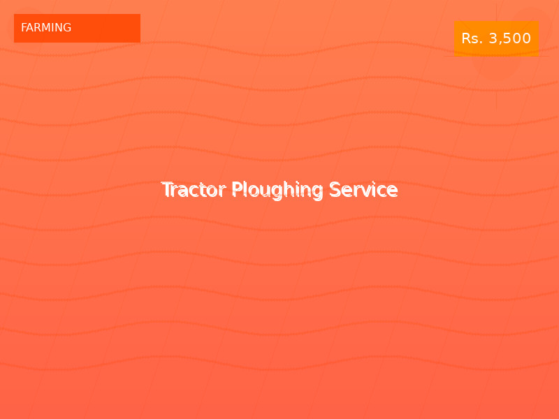 Tractor Ploughing Service
