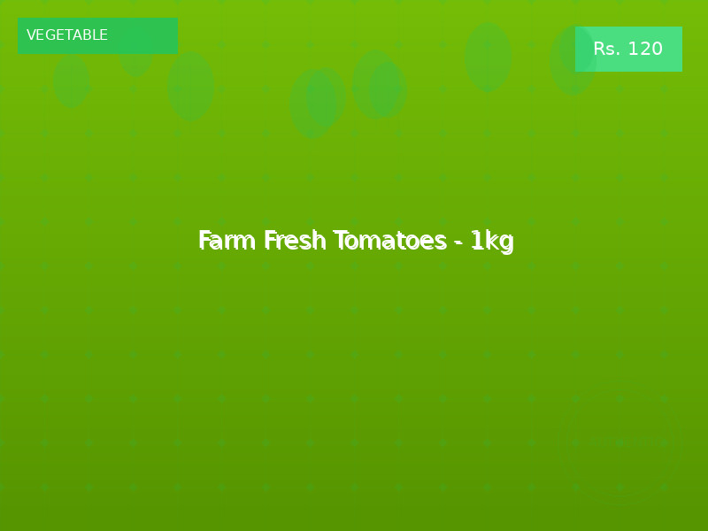 Farm Fresh Tomatoes - 1kg