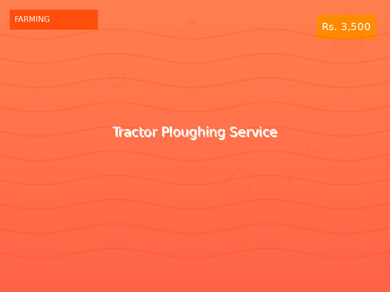 Tractor Ploughing Service