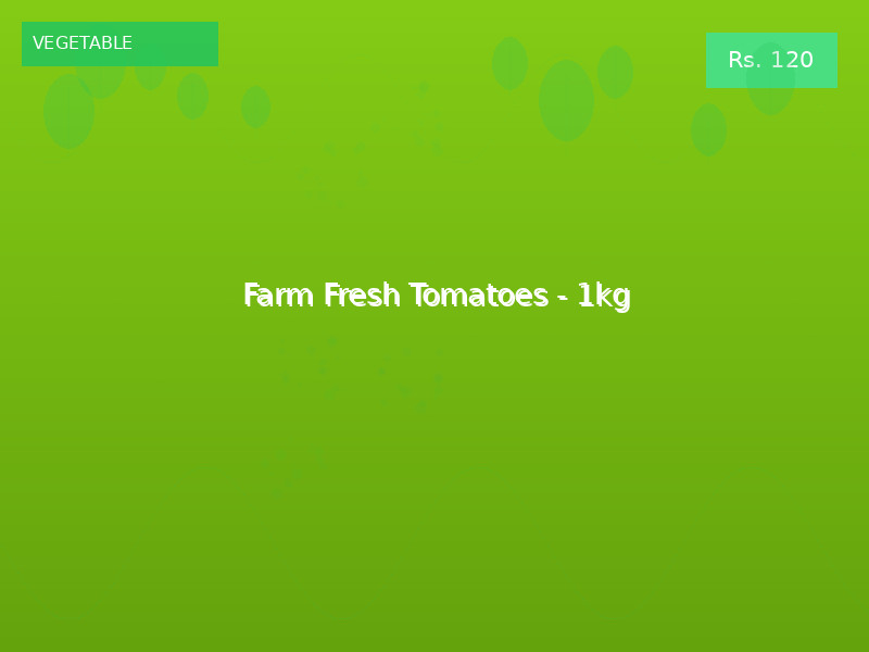 Farm Fresh Tomatoes - 1kg