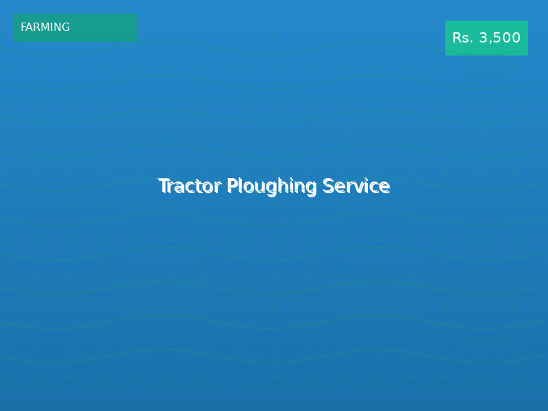 Tractor Ploughing Service