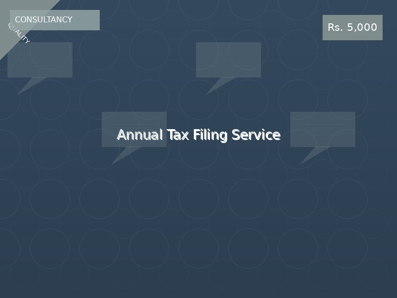 Annual Tax Filing Service