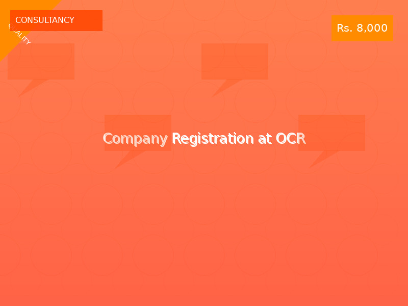 Company Registration at OCR