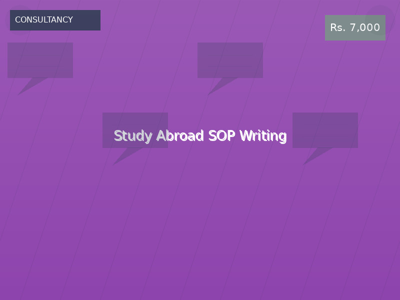Study Abroad SOP Writing