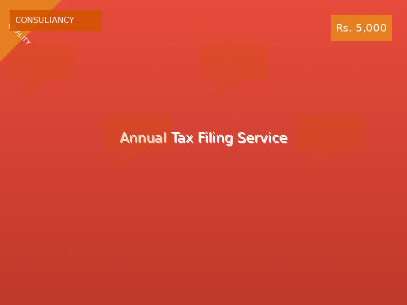 Annual Tax Filing Service