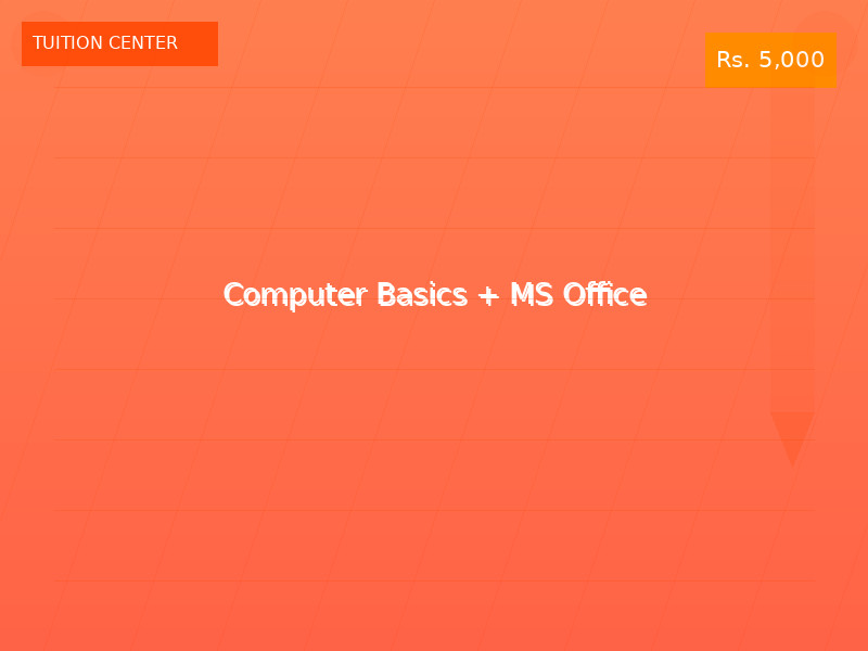 Computer Basics + MS Office
