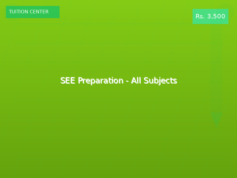SEE Preparation - All Subjects