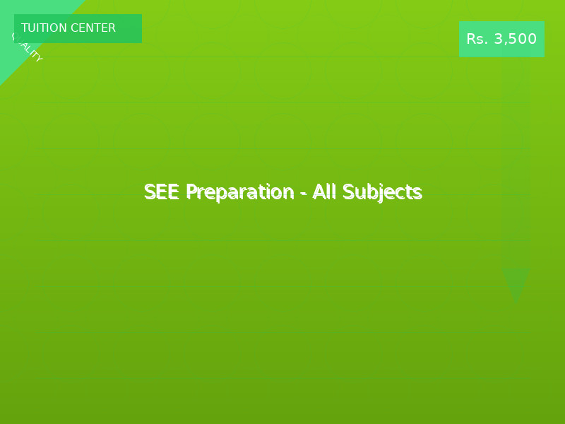 SEE Preparation - All Subjects