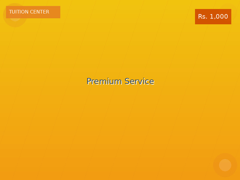 Premium Service
