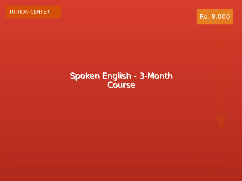 Spoken English - 3-Month Course