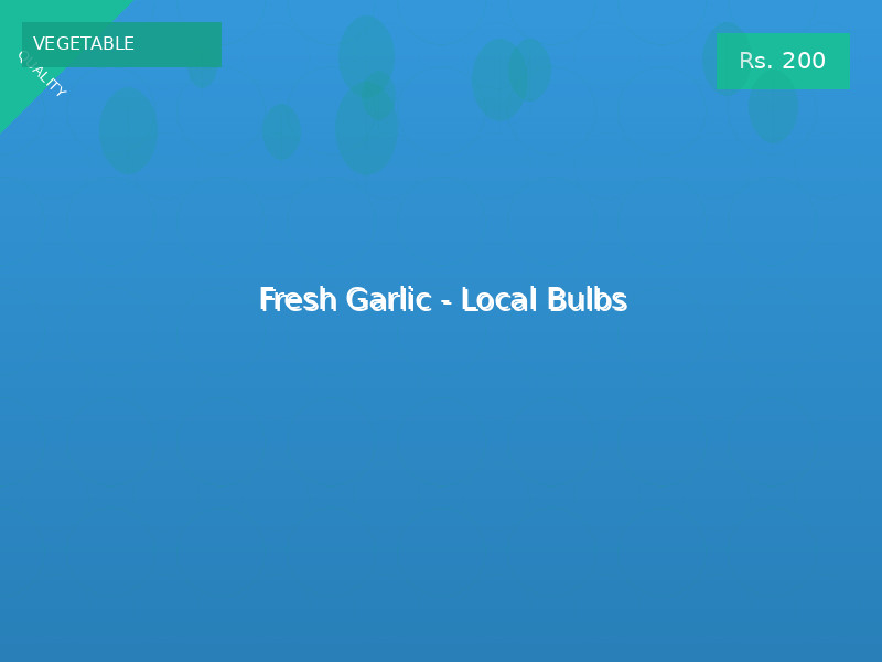 Fresh Garlic - Local Bulbs