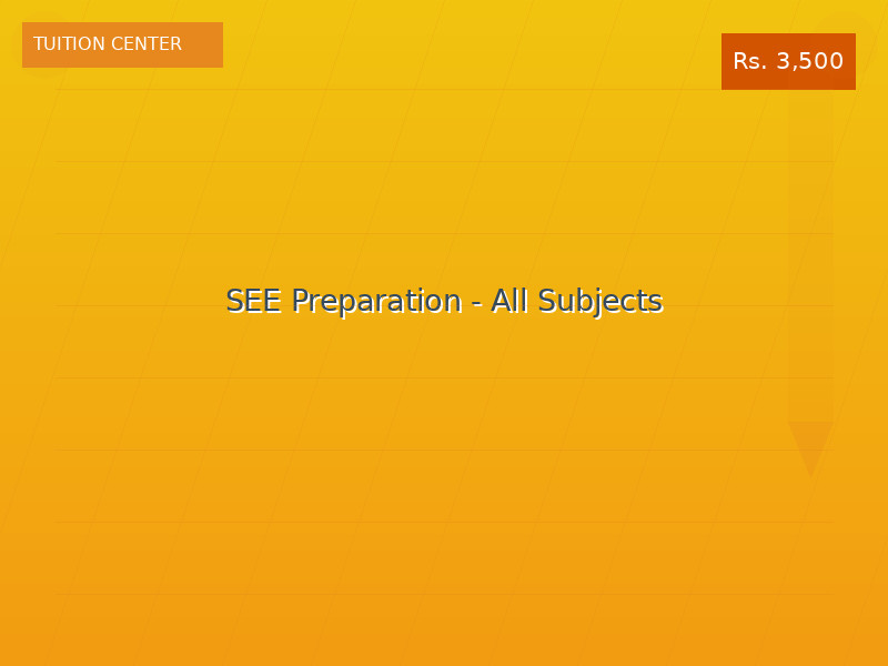SEE Preparation - All Subjects