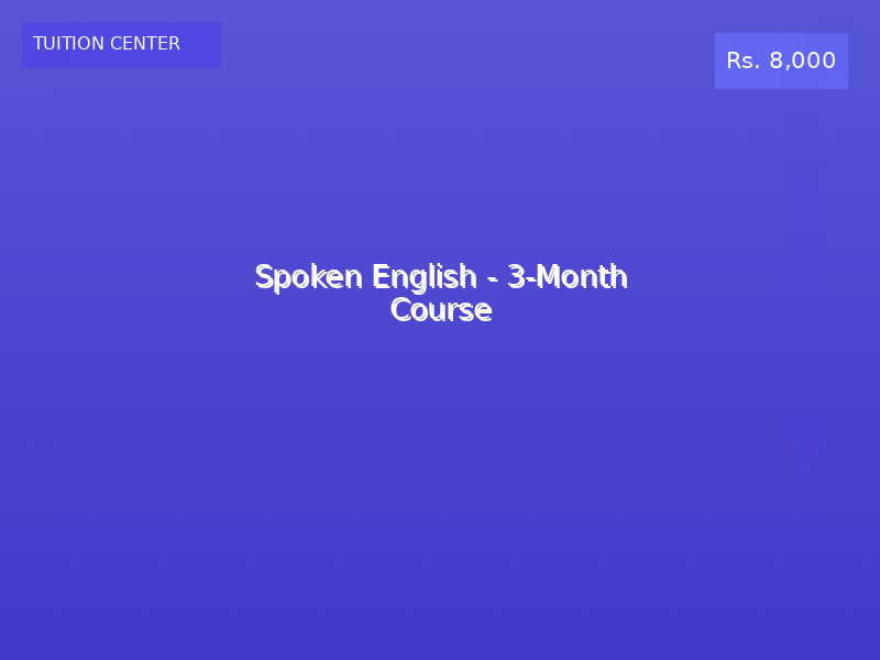 Spoken English - 3-Month Course