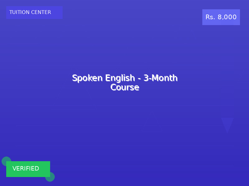 Spoken English - 3-Month Course