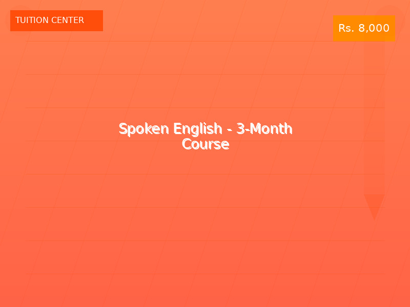 Spoken English - 3-Month Course