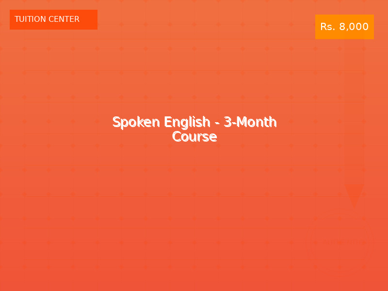 Spoken English - 3-Month Course