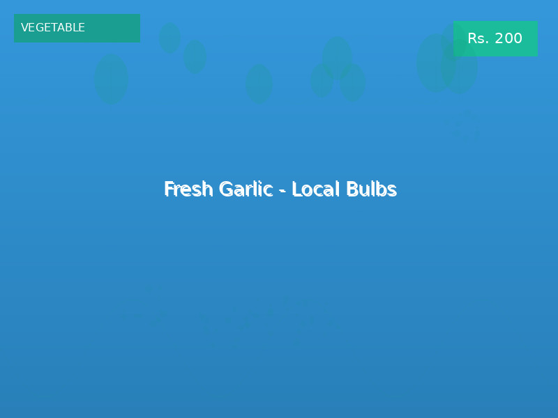 Fresh Garlic - Local Bulbs