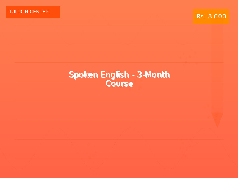 Spoken English - 3-Month Course