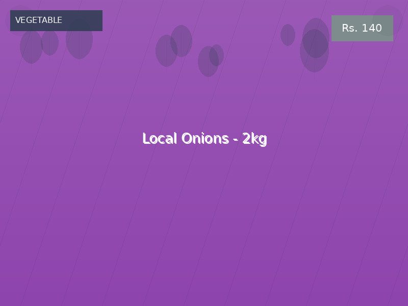 Local Onions - 2kg