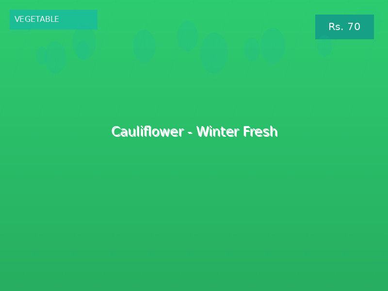 Cauliflower - Winter Fresh