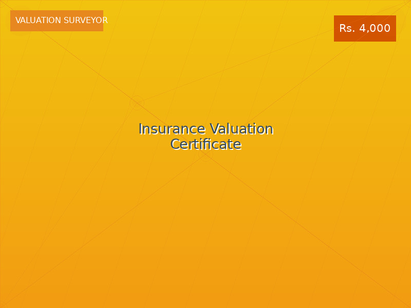 Insurance Valuation Certificate
