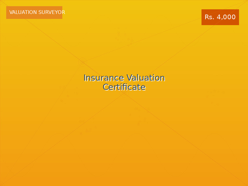 Insurance Valuation Certificate