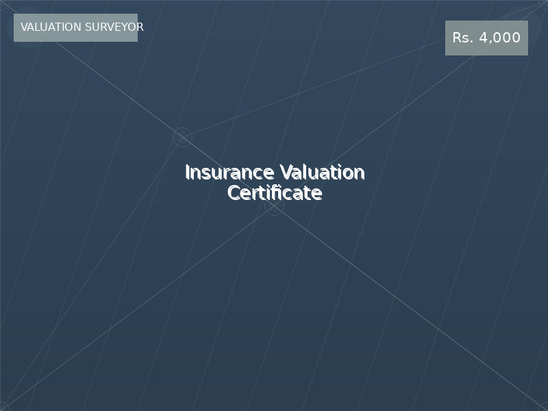 Insurance Valuation Certificate