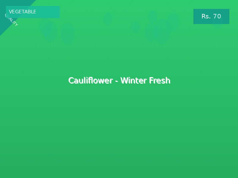 Cauliflower - Winter Fresh