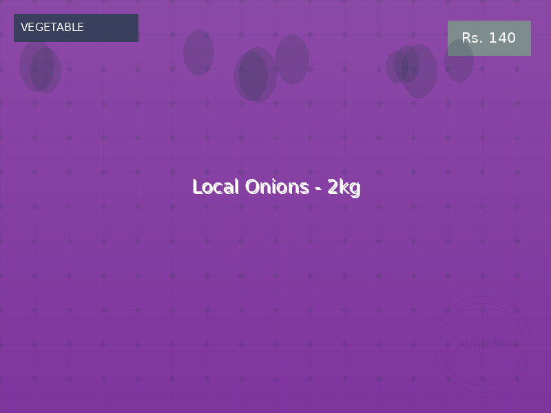 Local Onions - 2kg