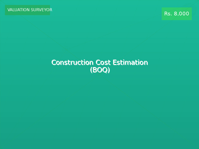 Construction Cost Estimation (BOQ)