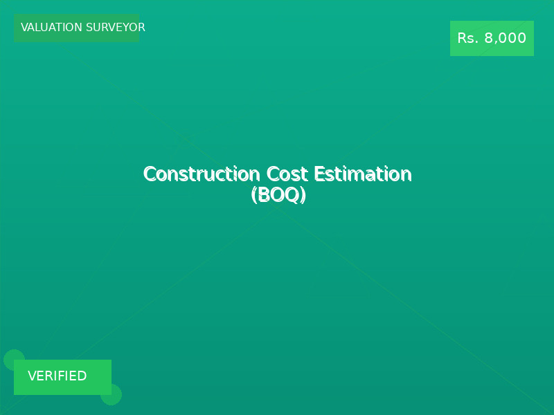 Construction Cost Estimation (BOQ)
