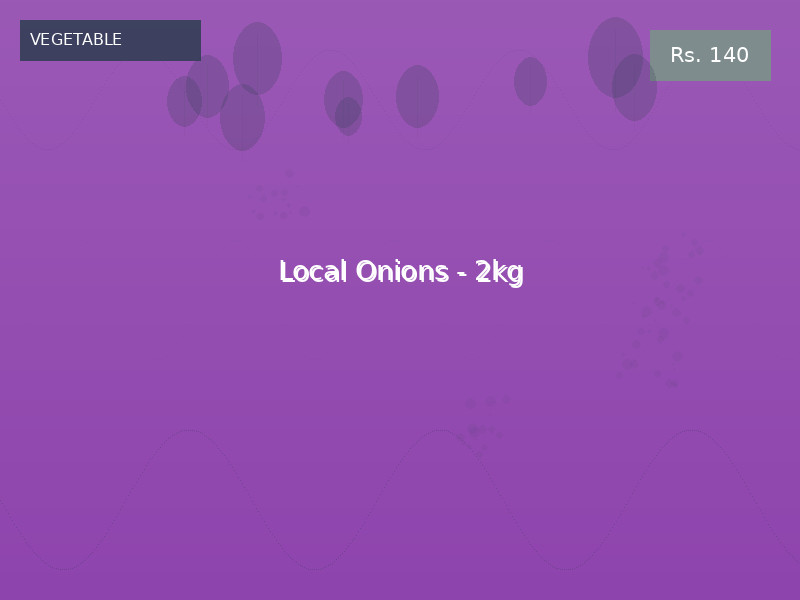 Local Onions - 2kg
