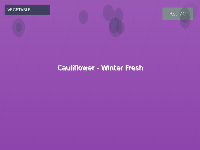 Cauliflower - Winter Fresh