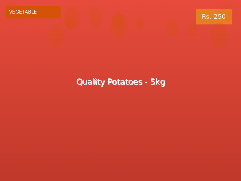 Quality Potatoes - 5kg