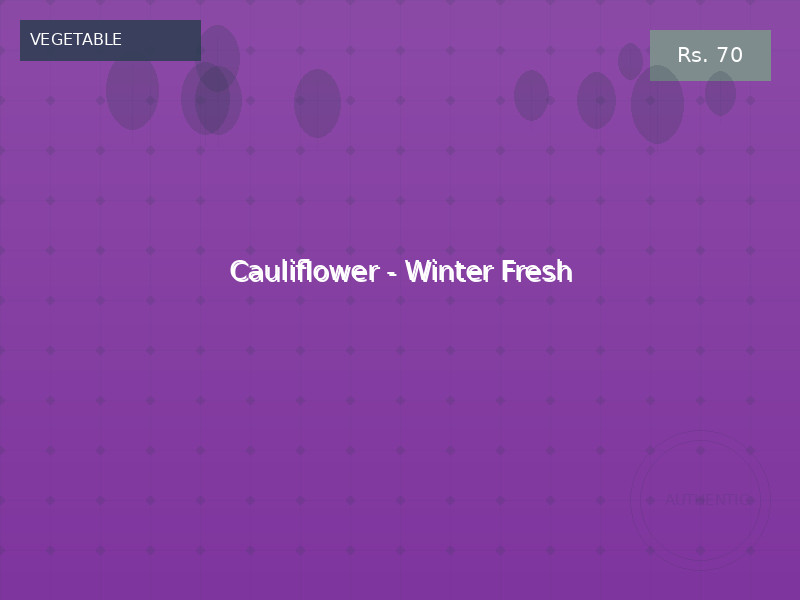 Cauliflower - Winter Fresh