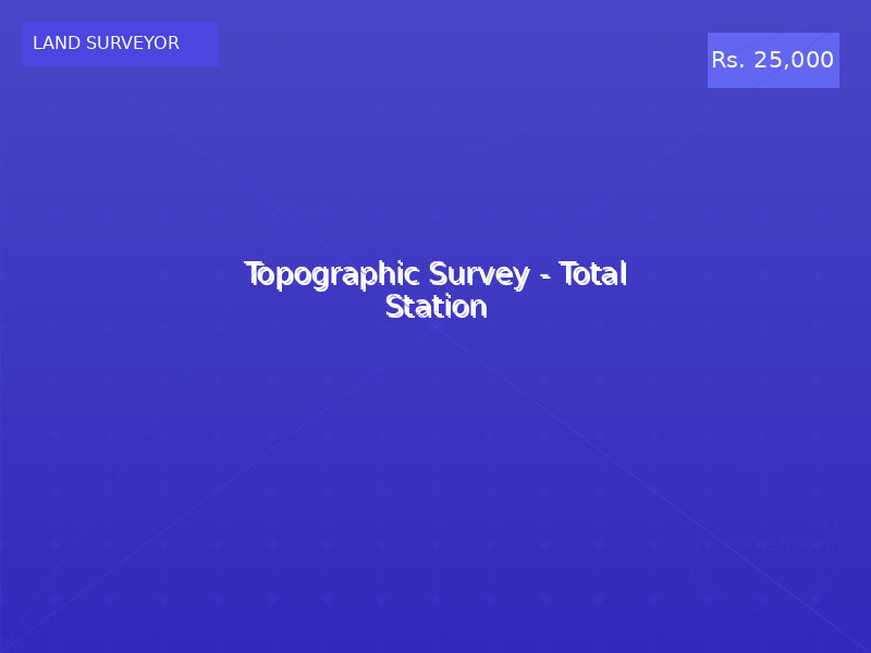 Topographic Survey - Total Station