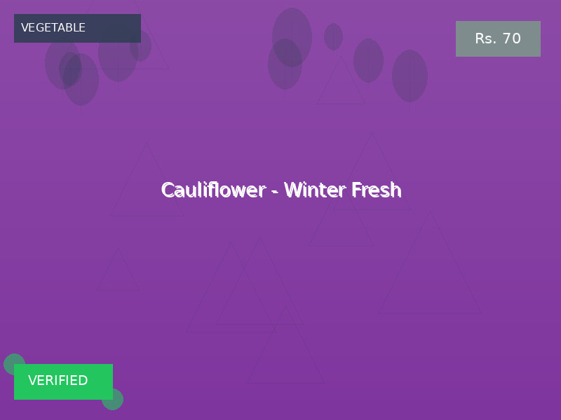 Cauliflower - Winter Fresh