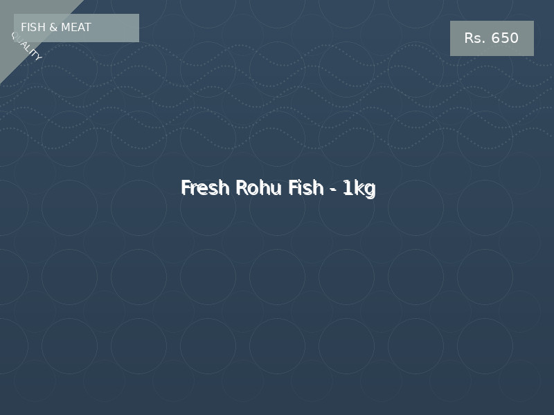 Fresh Rohu Fish - 1kg
