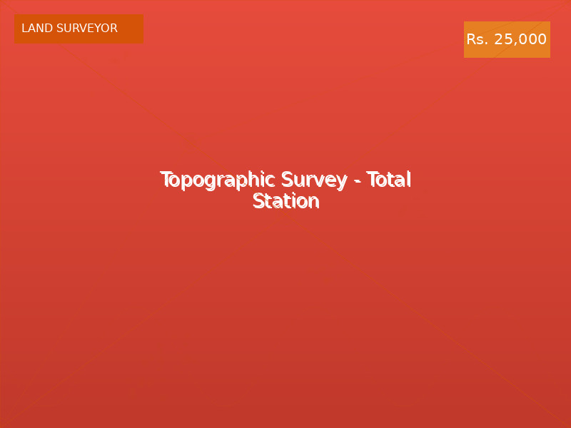 Topographic Survey - Total Station