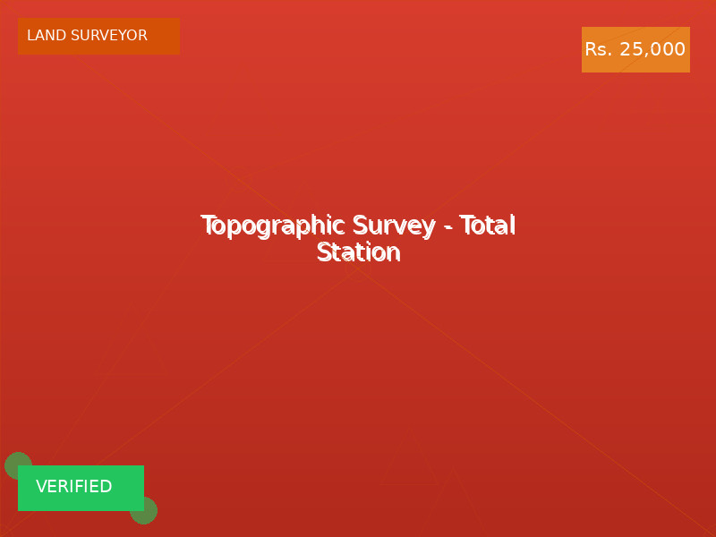 Topographic Survey - Total Station