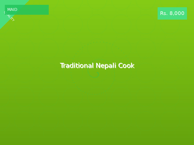 Traditional Nepali Cook