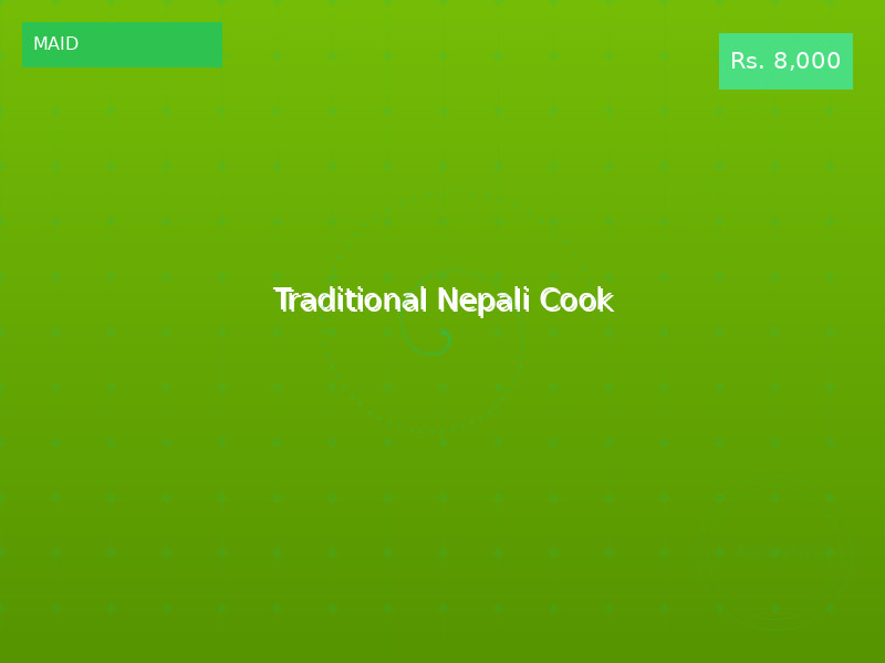 Traditional Nepali Cook