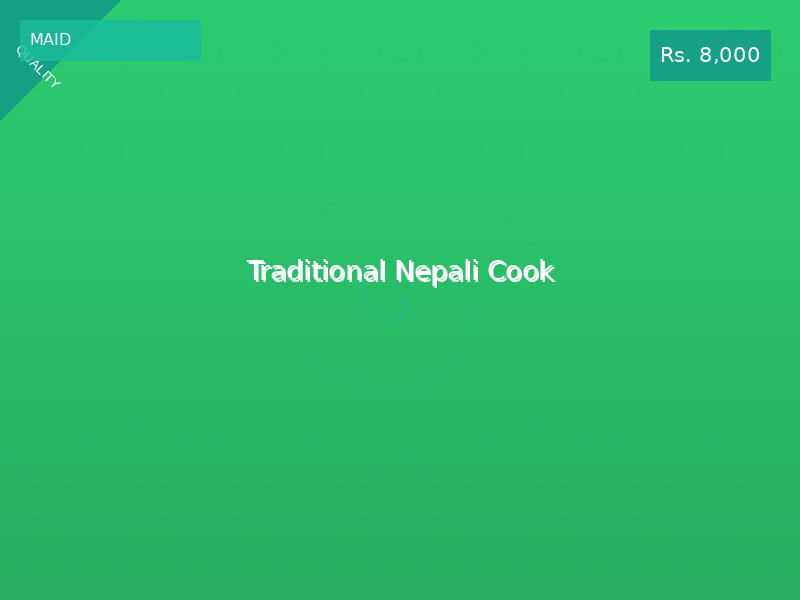 Traditional Nepali Cook